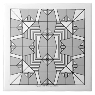 Azulejo De Cerâmica Corujas cinzas