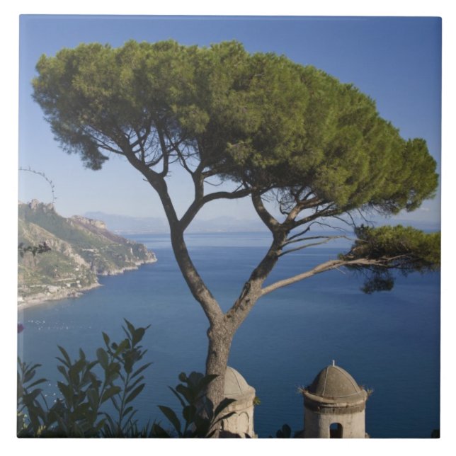 Azulejo De Cerâmica Costa Amalfitana, Ravello, Campania, Itália (Frente)