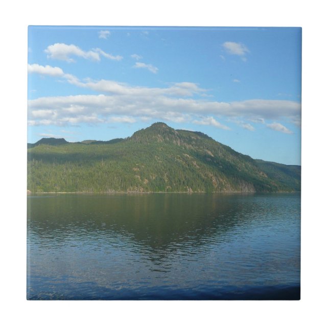 Azulejo De Cerâmica Costa da Colúmbia Britânica no Canadá Cênico (Frente)