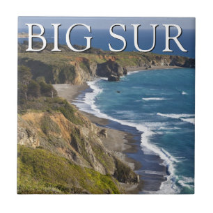 Azulejo De Cerâmica Costa de Big Sur   Califórnia