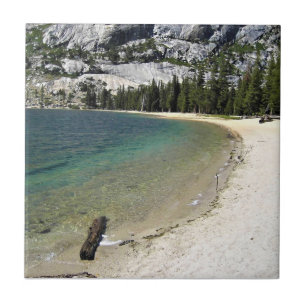 Azulejo De Cerâmica Costa do Lago Tenaya, Yosemite, Califórnia
