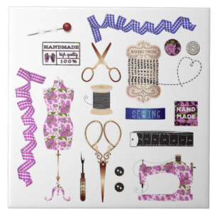 Azulejo De Cerâmica Costura de costura