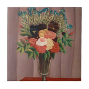 Azulejo De Cerâmica Cottagecor floral francês vintage Henri Rousseau