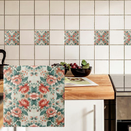 Azulejo De Cerâmica Country Cottage Floral