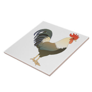 Azulejo De Cerâmica Country Rooster