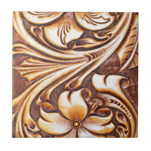 Azulejo De Cerâmica Cowboy Fashion Western Country Brincava Couro