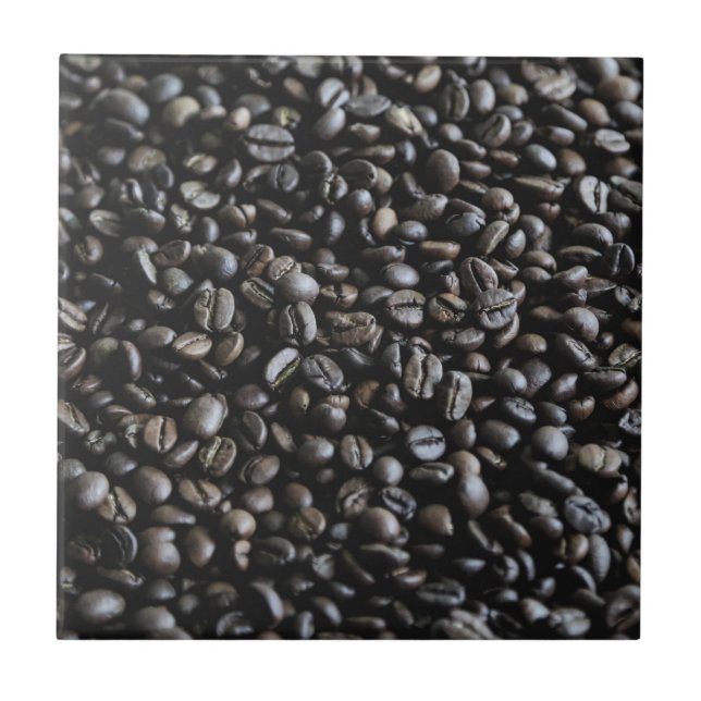 Azulejo De Cerâmica Cozinha de Grãos de Café (Frente)