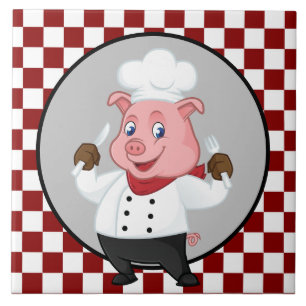 Azulejo De Cerâmica cozinha de porco