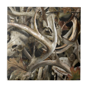 Azulejo De Cerâmica Crânios dos cervos de Camo