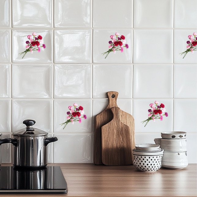 Azulejo De Cerâmica Cravos (Criador carregado)