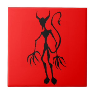 Azulejo De Cerâmica Creepy Devil Stick