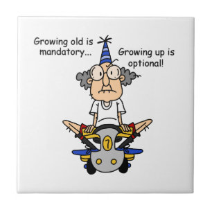 Azulejo De Cerâmica Crescer acima é humor opcional