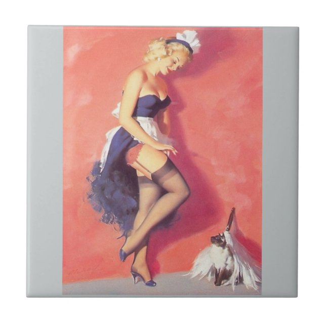 Azulejo De Cerâmica criada francesa (Frente)