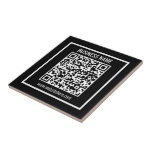 Azulejo De Cerâmica Criar um código de QR moderno instantaneamente<br><div class="desc">Basta adicionar o URL do seu site para criar instantaneamente um código QR que é digitalizável por uma câmera de smartphones.</div>