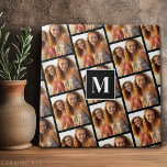 Azulejo De Cerâmica Criar uma Colagem de Fotos Personalizada - 1 Monog<br><div class="desc">Use sua foto ou fotos favoritas para fazer um espetáculo divertido para compartilhar com amigos.</div>