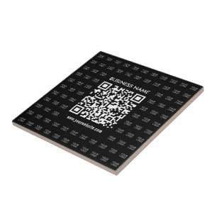 Azulejo De Cerâmica Crie Instantaneamente um Código QR Escaneável e um