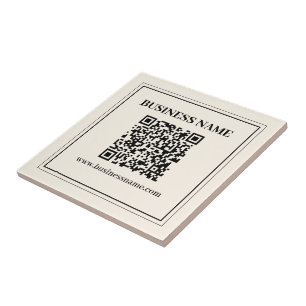 Azulejo De Cerâmica Crie Instantaneamente um Código QR Escaneável para