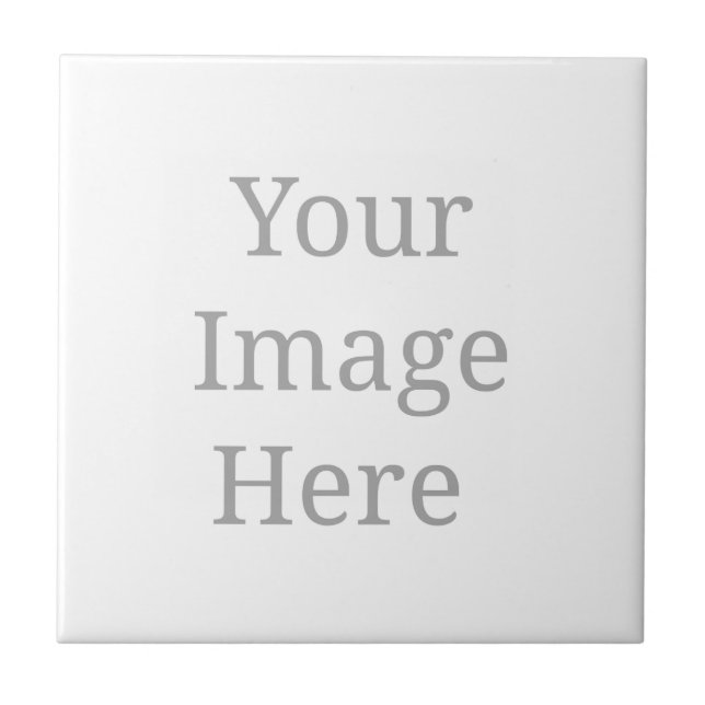 Azulejo De Cerâmica Crie seu próprio personalizado  (Frente)