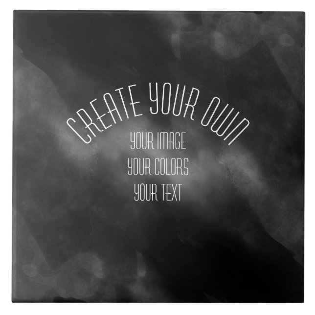 Azulejo De Cerâmica Crie seu próprio personalizado completamente (Frente)