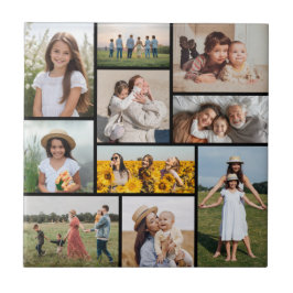 Azulejo De Cerâmica Crie sua própria colagem de fotos