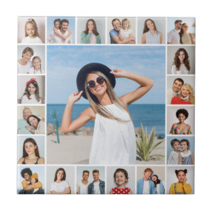 Azulejo De Cerâmica Crie sua própria colagem de fotos 21