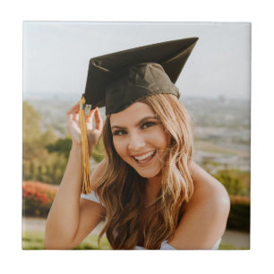 Azulejo De Cerâmica Crie Sua Própria Foto de Graduado Personalizada