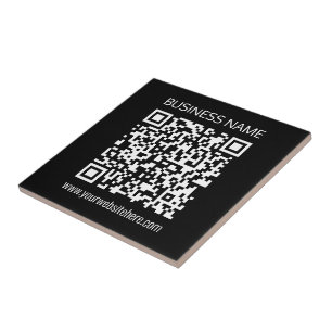 Azulejo De Cerâmica Crie um código QR instantaneamente com o URL do se