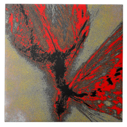 Azulejo De Cerâmica Crimson Impact Tile