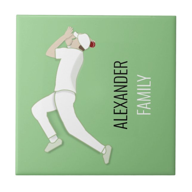 Azulejo De Cerâmica Críquete (Frente)