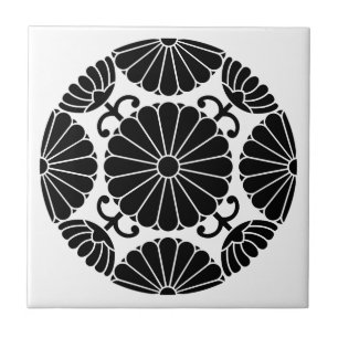 Azulejo De Cerâmica Crisântemo Kan-in