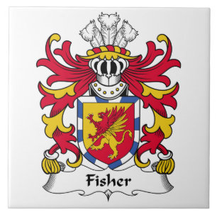Azulejo De Cerâmica Crista da família de Fisher