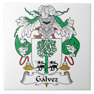 Azulejo De Cerâmica Crista da família de Gálvez