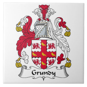 Azulejo De Cerâmica Crista da família de Grundy