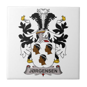 Azulejo De Cerâmica Crista da família de Jorgensen