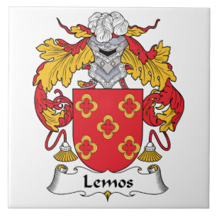 Azulejo De Cerâmica Crista da família de Lemos