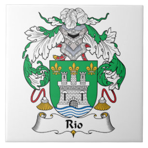 Azulejo De Cerâmica Crista da família de Rio