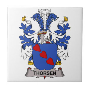 Azulejo De Cerâmica Crista da família de Thorsen