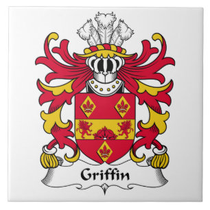 Azulejo De Cerâmica Crista da família do grifo