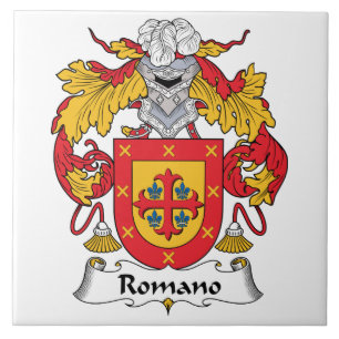 Azulejo De Cerâmica Crista da família do romano