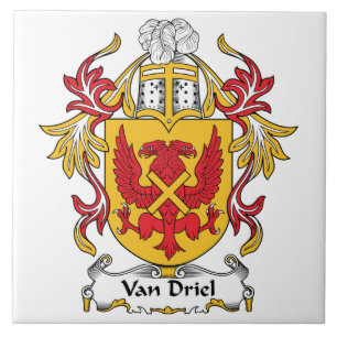 Azulejo De Cerâmica Crista de Van Driel Família