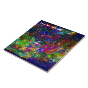 Azulejo De Cerâmica Cristais Radiantes