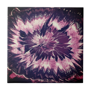 Azulejo De Cerâmica Cristal Ametist Puro