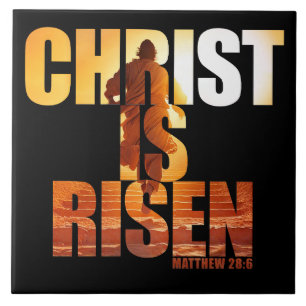 Azulejo De Cerâmica Cristo é aumentado - ressurreição da Páscoa de Jes