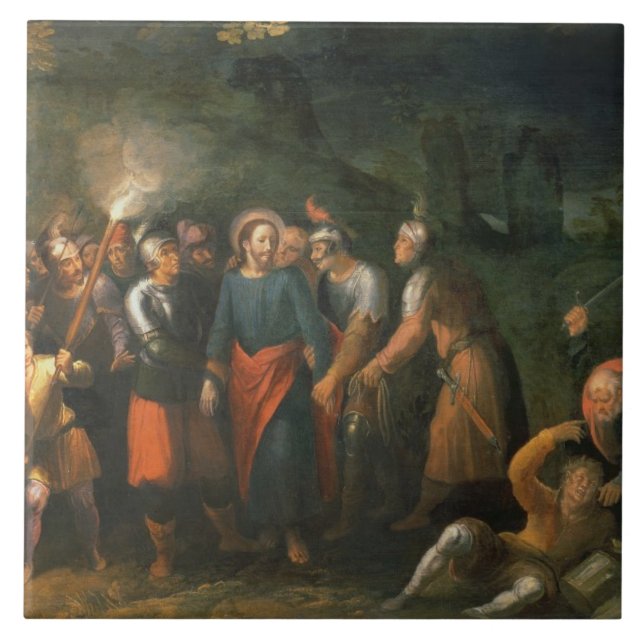 Azulejo De Cerâmica Cristo no jardim de Gethsemane (Frente)