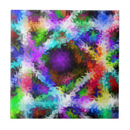 Azulejo De Cerâmica Cromo 5 iridescente suave