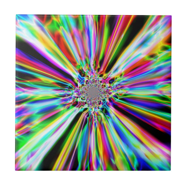 Azulejo De Cerâmica Cromo Iridescente Dez (Frente)