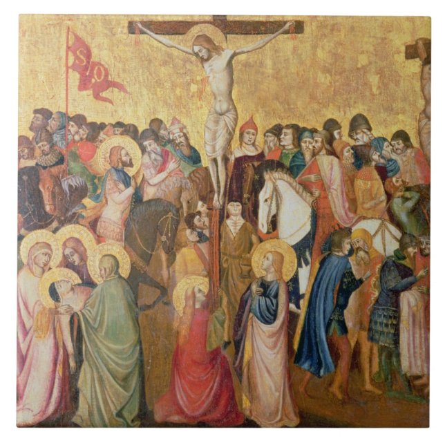 Azulejo De Cerâmica Crucificação (Frente)
