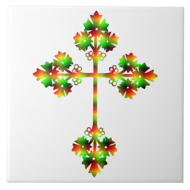 Azulejo De Cerâmica CRUZAMENTO DO rico (Frente)