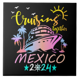 Azulejo De Cerâmica Cruzeiro de Família no México