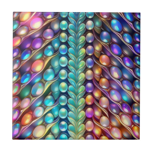 Azulejo De Cerâmica Crystal Pearl Design (Frente)